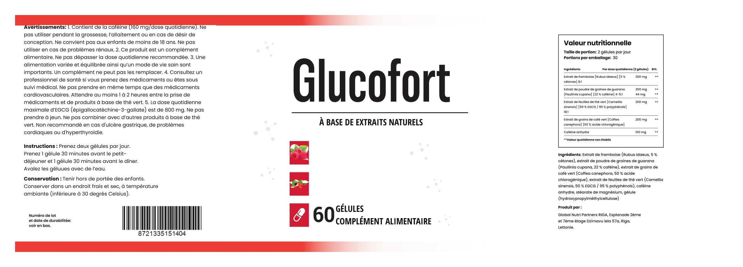 Complément alimentaire aux ingrédients végétaux essentiels, 450 mg – 60 capsules
