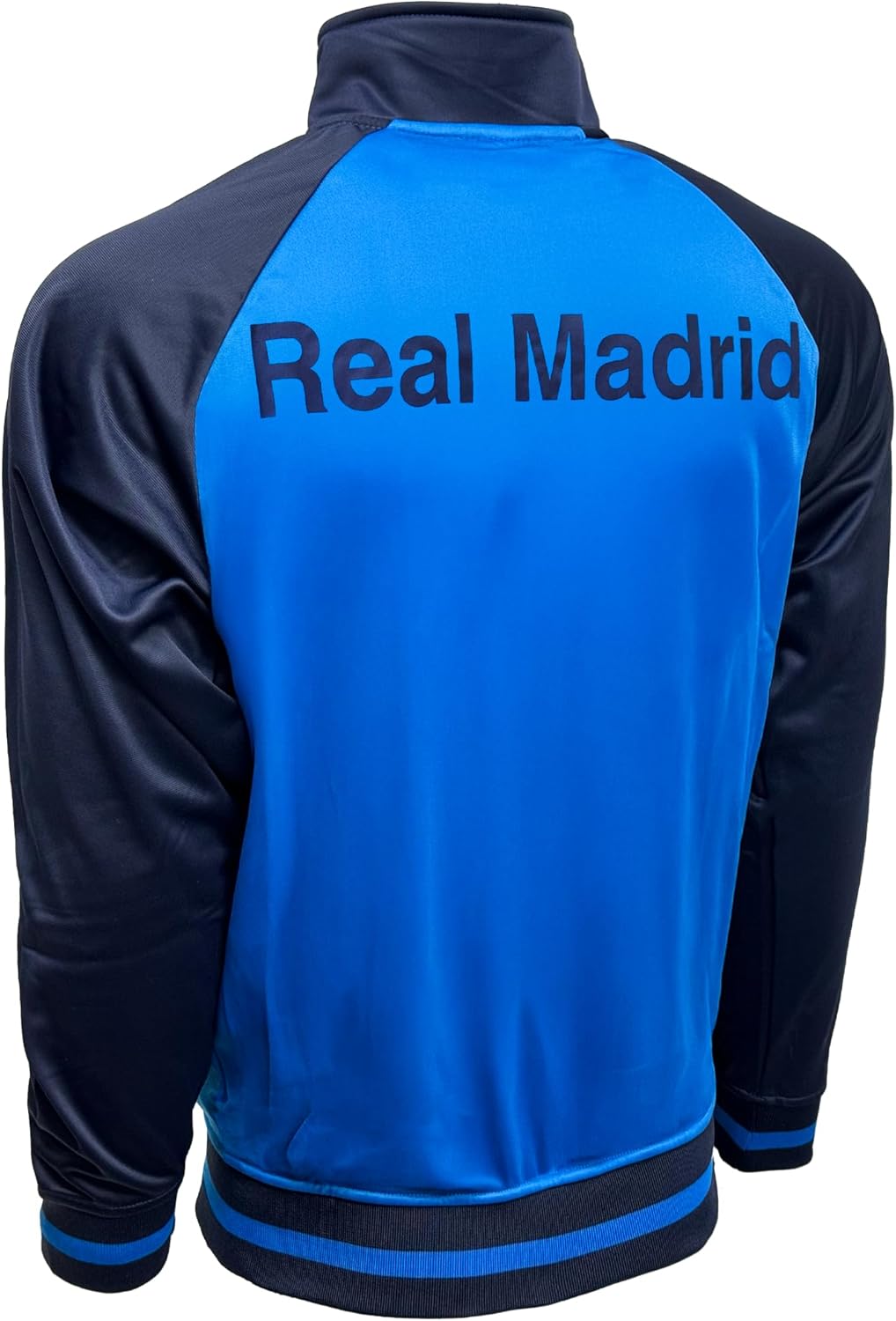 Men's Real Madrid Full Zip Track Jacket With Real M. Big Logo on Front - Image 6