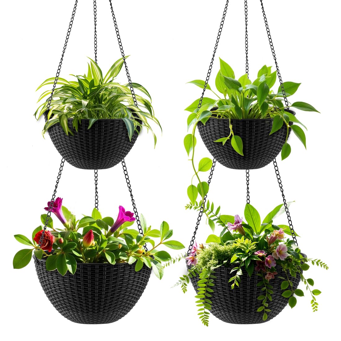 RooTrimmer 4 Pack Hanging Baskets