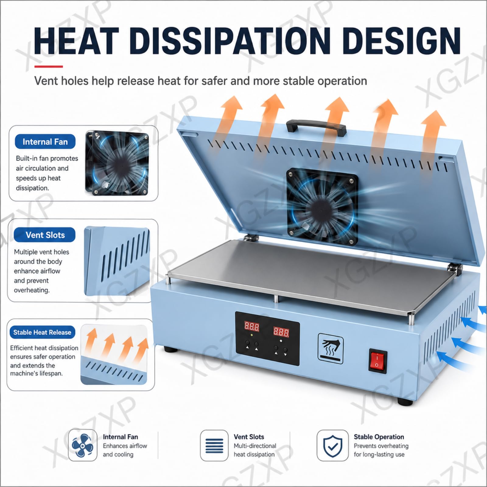 Máquina Manual Para Envolver Con Celofán, 1200 W, Con Control De Temperatura De 200 ℃, Placa Calefactora De Aluminio De 400 X 300 Mm, Para Perfumes, Cosméticos, Cajas De Póker Y Películas De Pvc