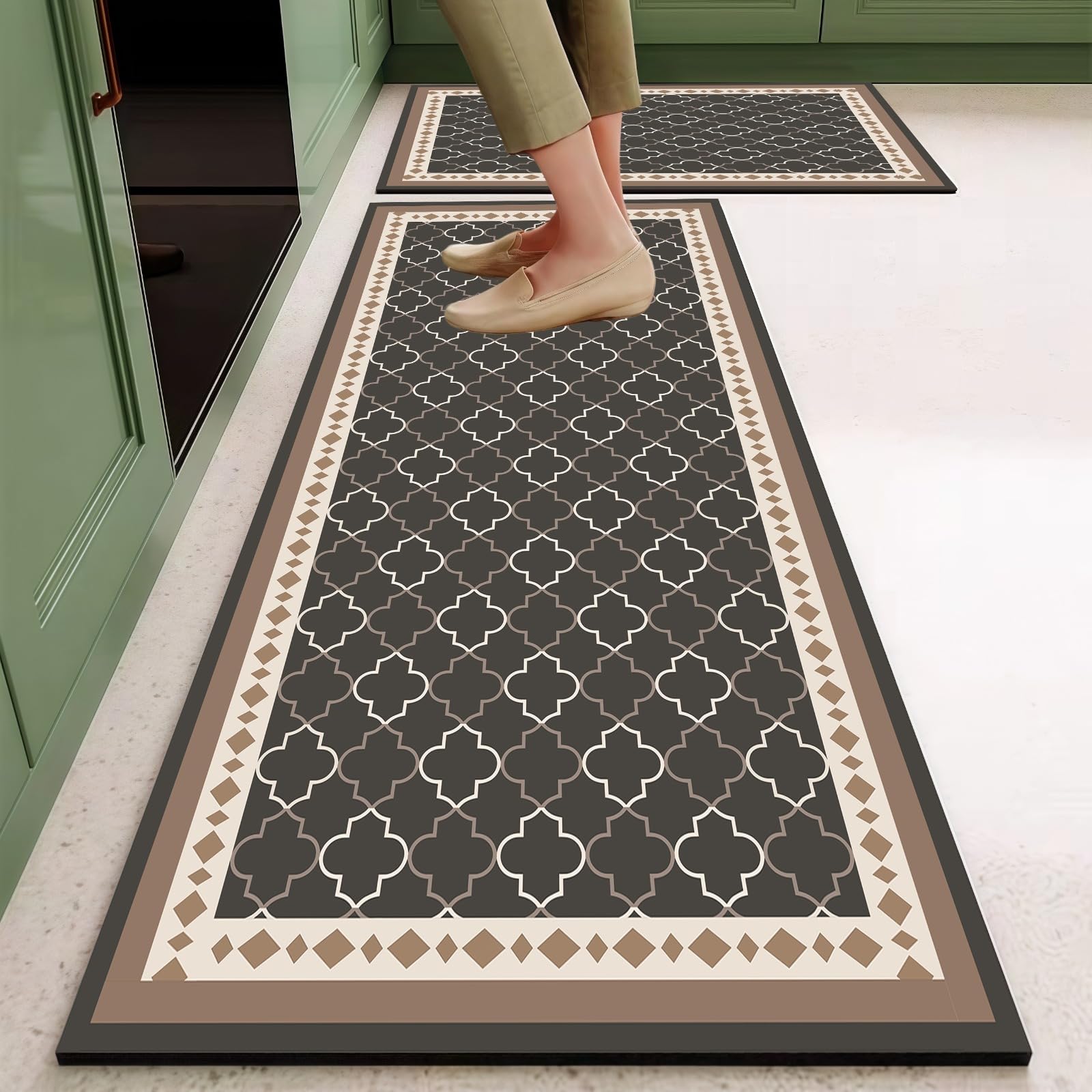 Long Strip Kitchen mat Anti-Skid, Oil-Proof, Waterproof Carpet Household Door mat Entry mat Anti-fouling Door mat (ASM15)