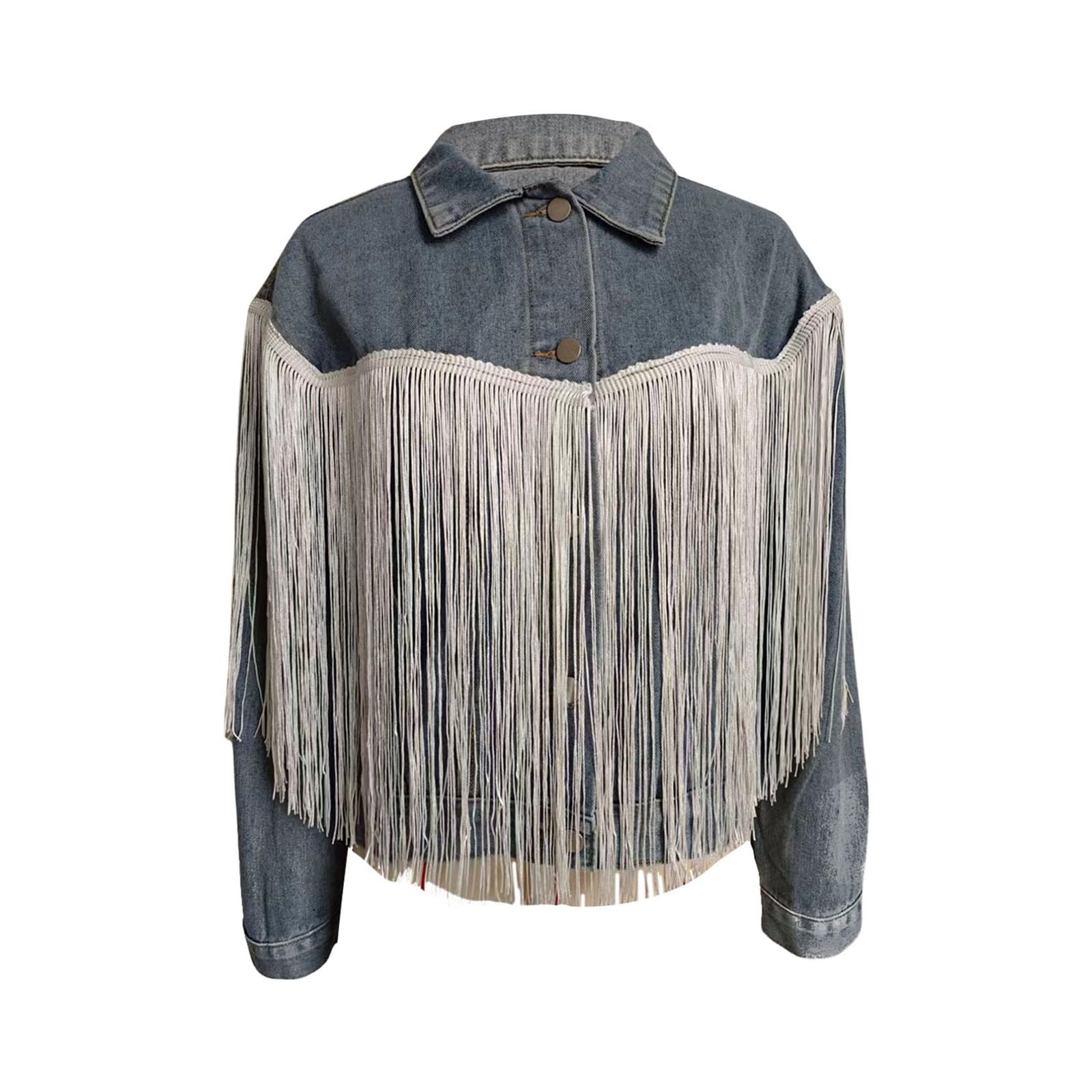 Chaqueta Vaquera Mujer, Camisa Tejana Mujer Distressed Jean Chaquetas Button Up Vintage Western Trucker Chaqueta De Camionero Cazadora Mujer Entretiempo Chaqueta De Mujeres Chaqueta De Estudiante Y2k