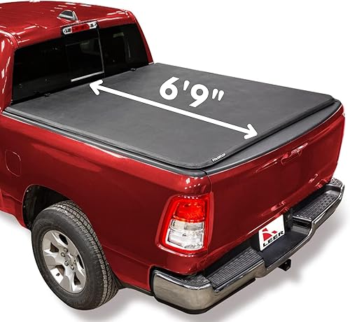 LEER FOLDITUP | Compatible con camionetas GM Chevy Silverado/GMC Sierra 2500/3500 de 2020-2023 con caja de 6 pies 9 pulgadas | Cubierta tonneau