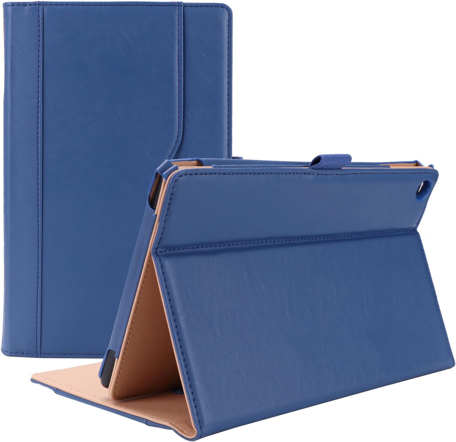 ProCase All-New HD 8 Case (2016 6th Generation), Stand Folio Folding Protective Cover for Fire HD 8 Tablet (6th Gen, 2016 Release) -Navy