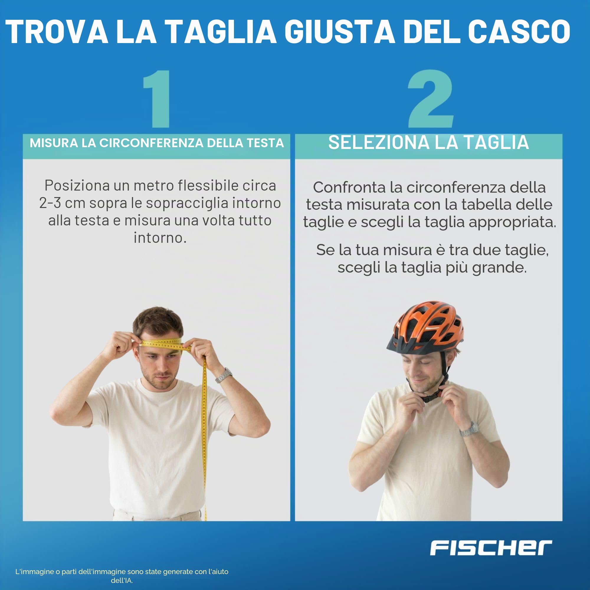 FISCHER adulti Urban Sport Casco da bicicletta, Orange, S/M