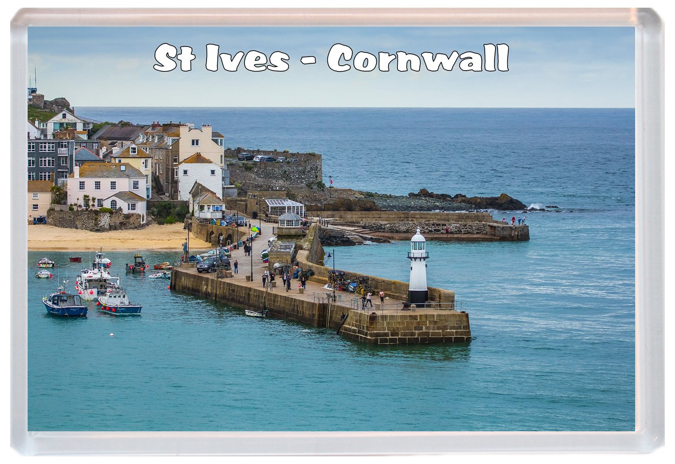 St Ives - Cornwall - Jumbo Fridge Magnet ID978