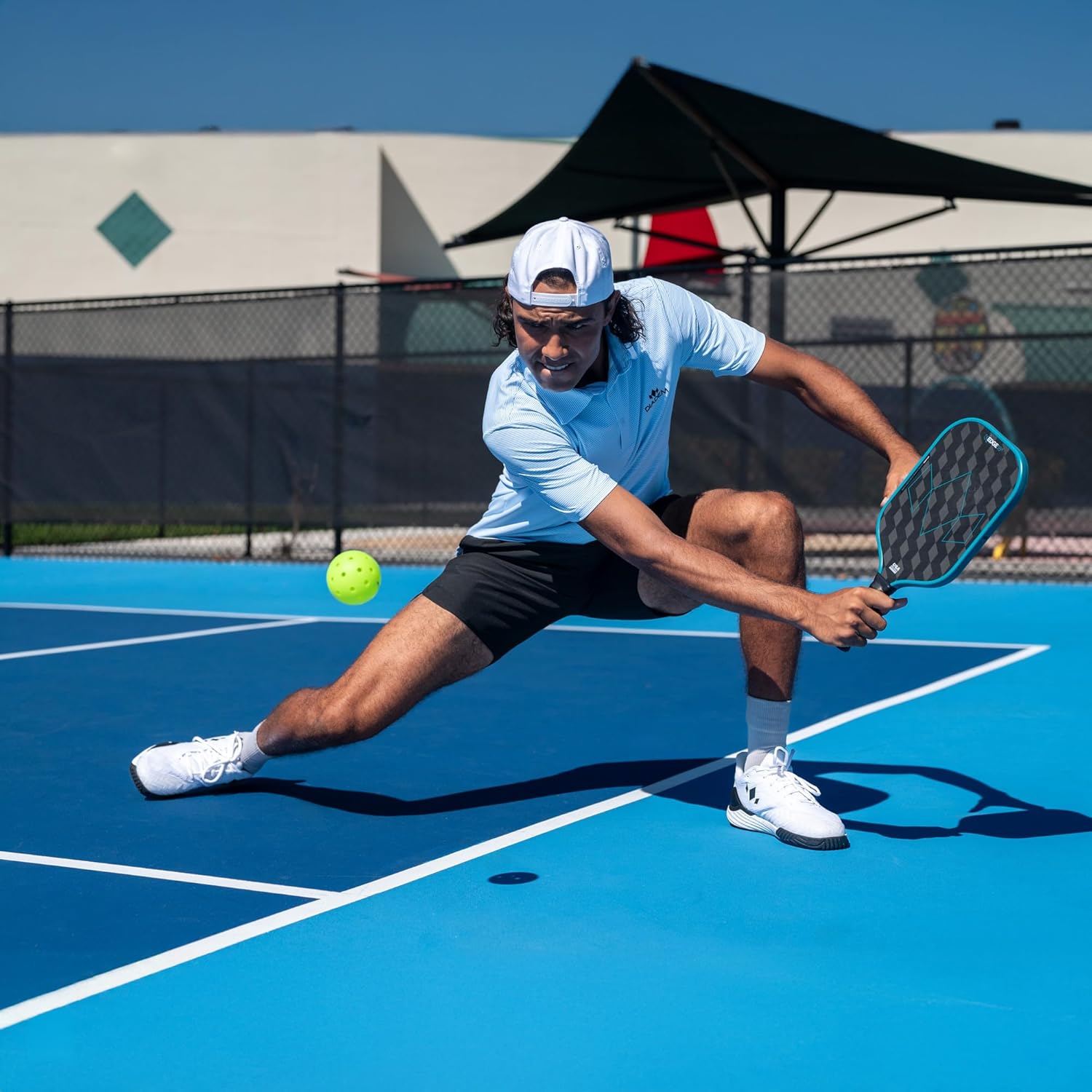 Diadem Sports Diadem Edge 18K Power Pickleball Paddle USAPA Approved | 18K Carbon Fiber Face for Spin & Control | 16mm Control Paddle
