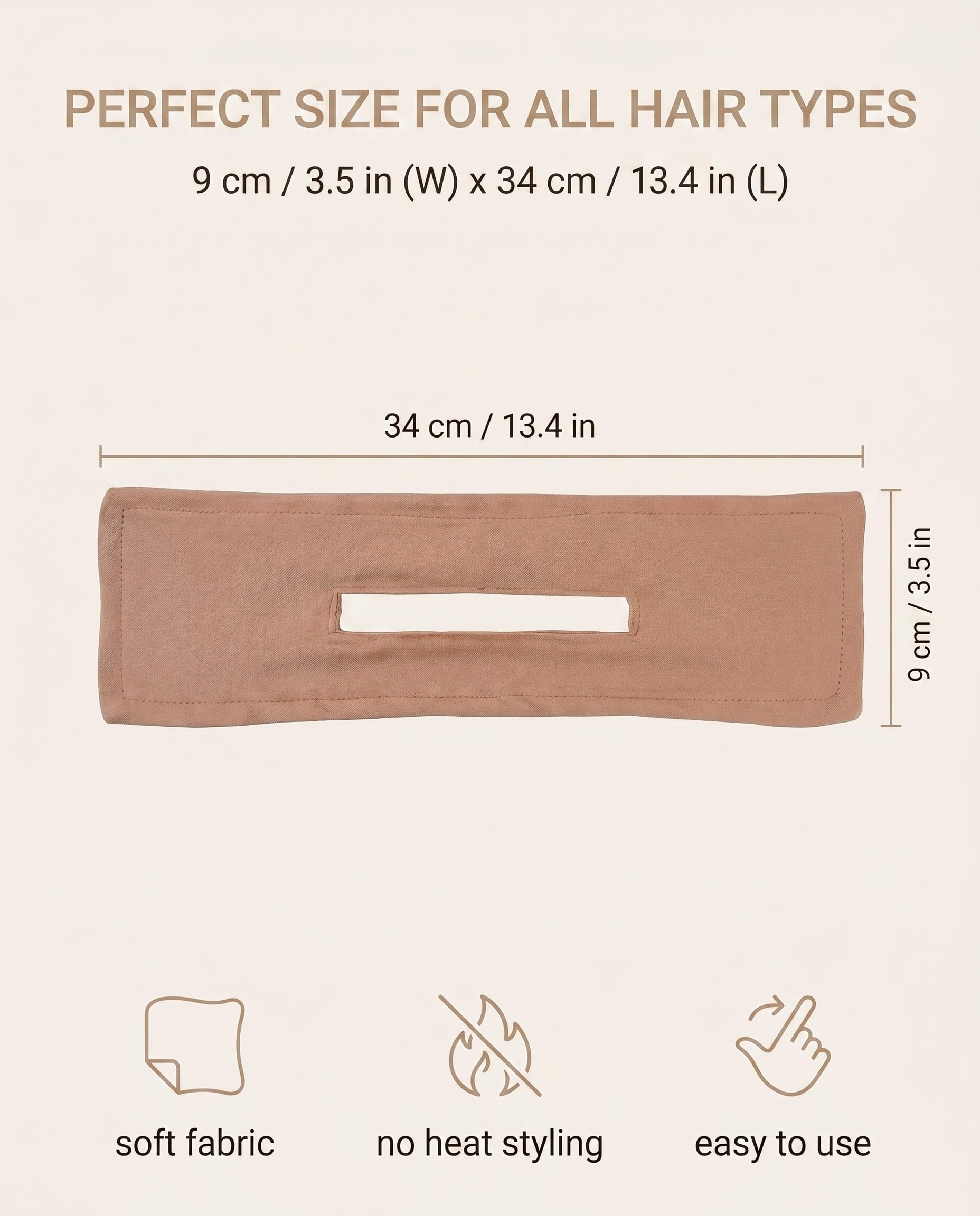 Fermagli Chignon Facile per Capelli 3 Pezzi Beige, Khaki, Motivo Floreale. Creatore Ciambella Senza Calore per Acconciature Veloci Eleganti Donna e Ragazza.
