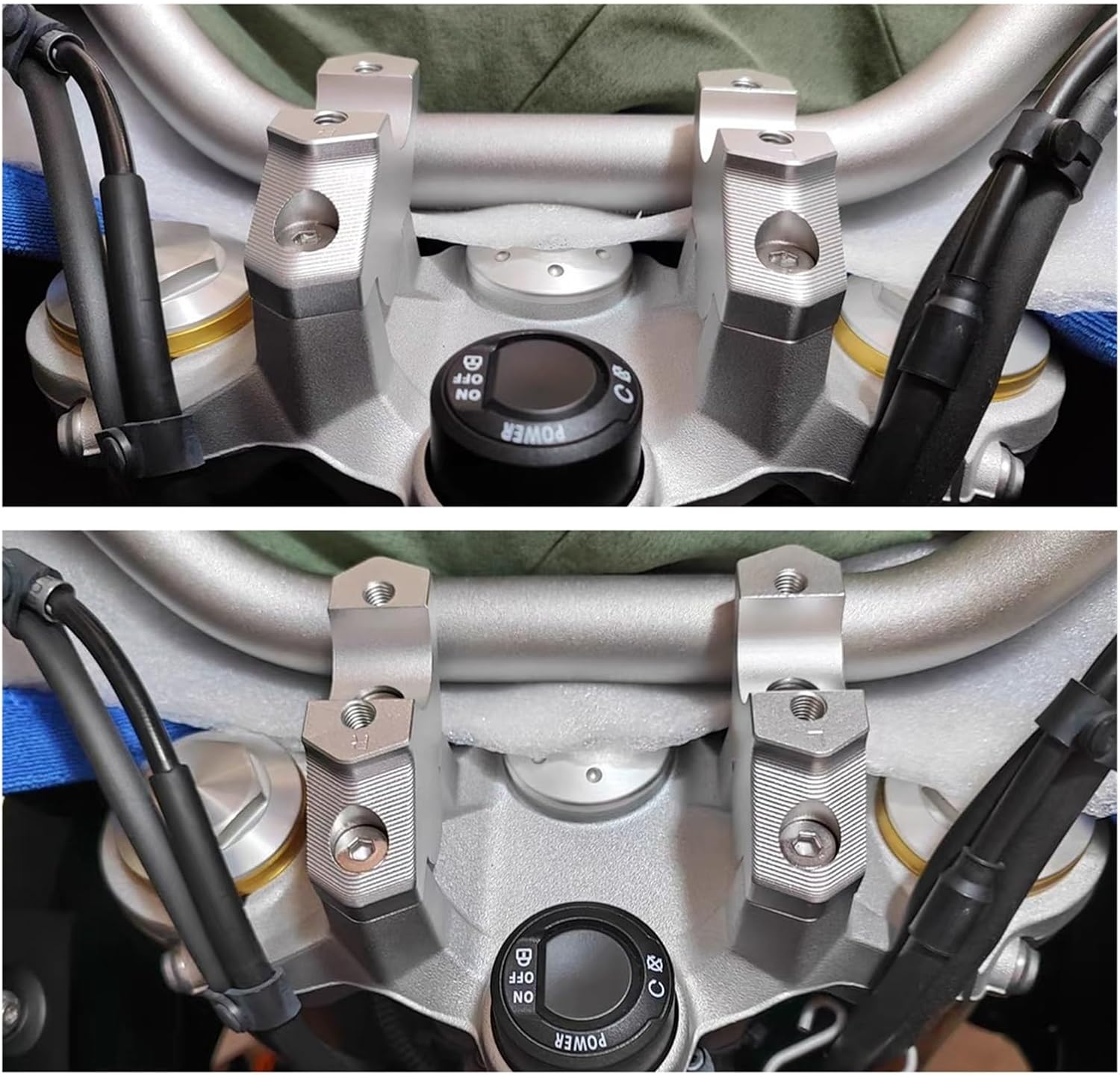Handlebar Risers for B&M&W F900GS for Adventure F900 GS ADV 2024 2025 F850GS Accessories Motorcycle Handlebar Riser Clamp Extend Heightening Adapter
