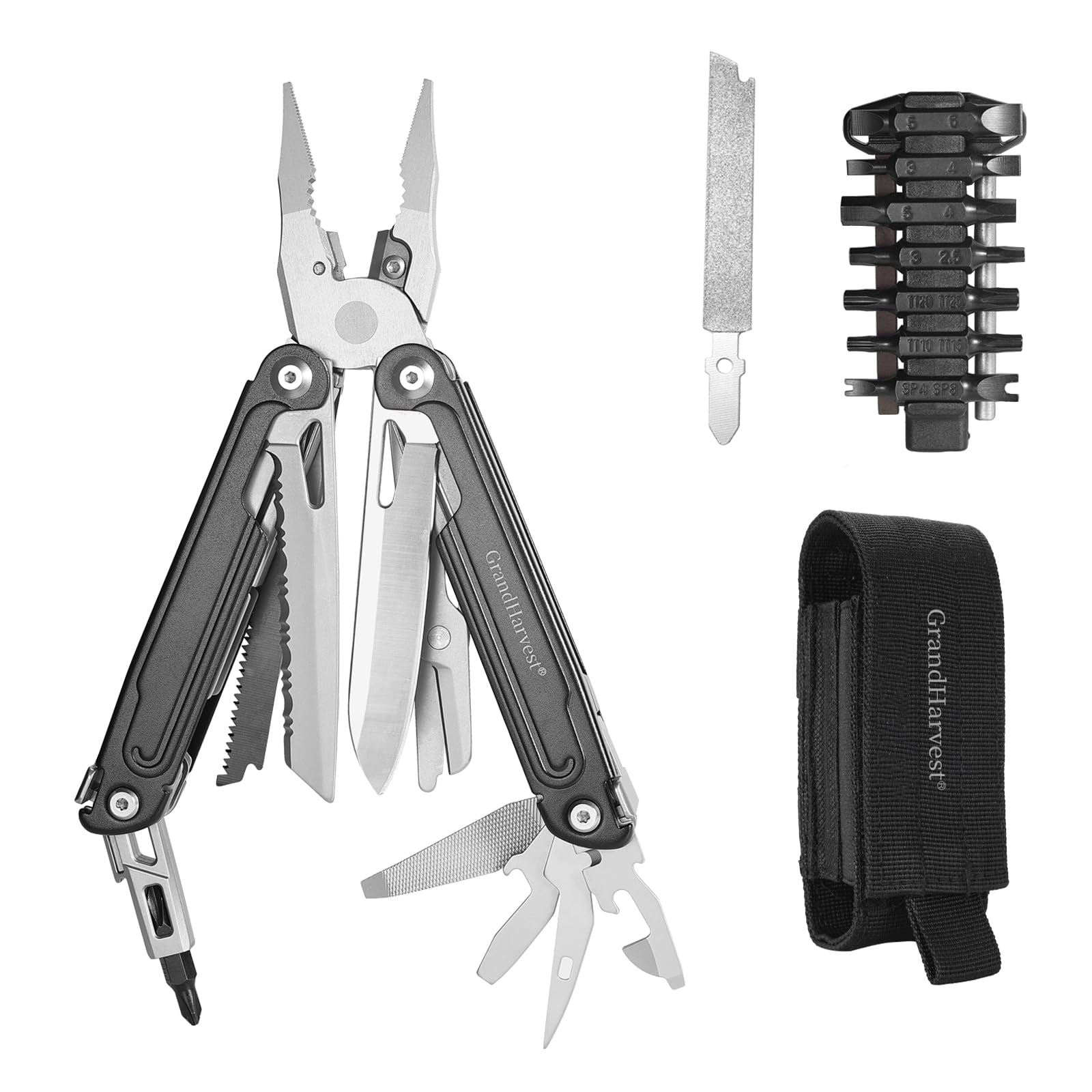 Amazon.com: GrandHarvest 17-in-1 Stainless Steel Multi-Tool, self