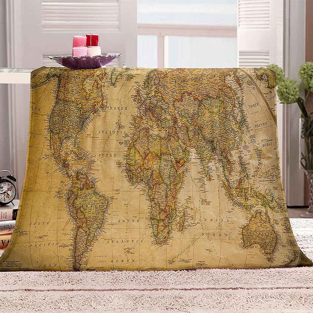 Couverture polaire microfibre haut de gamme et impression 3D durable