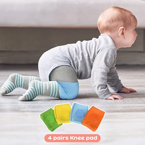 Miniatura 4 de BOSONER Rodilleras antideslizantes para bebés y niños y niñas, el mejor regalo para bebés, rodilleras unisex para bebés y niños pequeños