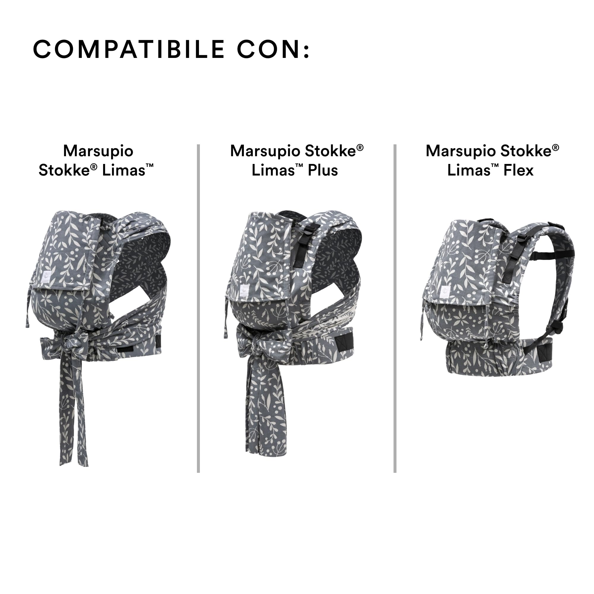 Protezione Tracolla Per Marsupio Stokke - Lavabile In Lavatrice, 100% Cotone - Foto 4