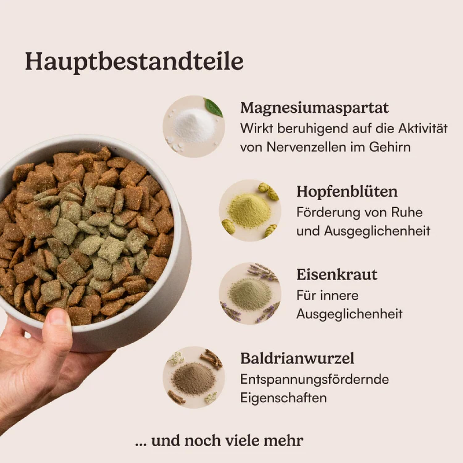 HUNDERUNDE Nahrungsergänzungsmittel Hund - Gesundheitsprodukte für Ruhe & Gelassenheit 3x250g - Foodtopping (3, Ruhe & Gelassenheit)