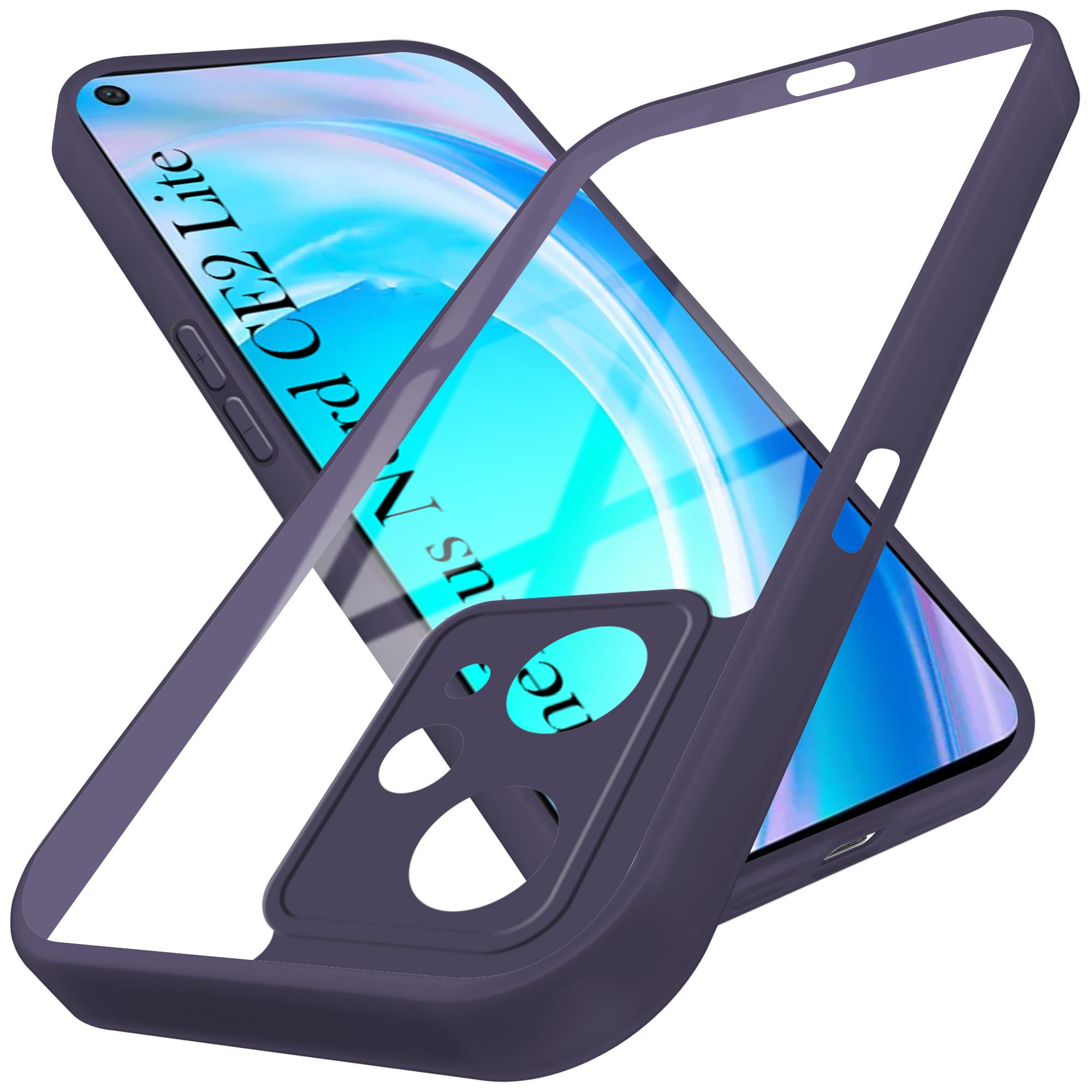 Jkobi Ultra-Hybrid Case for OnePlus Nord CE 2 Lite 5G, Purple - Image 1