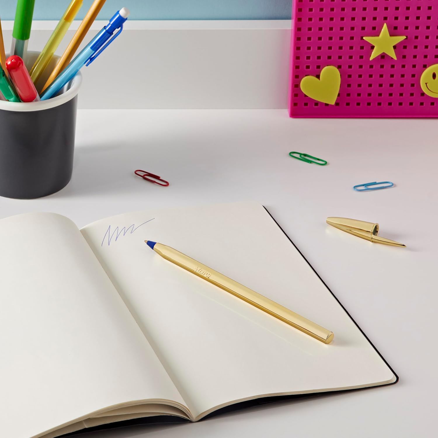 BIC Cristal Celebrate Ballpoint Pen - Blue (Pack of 20)