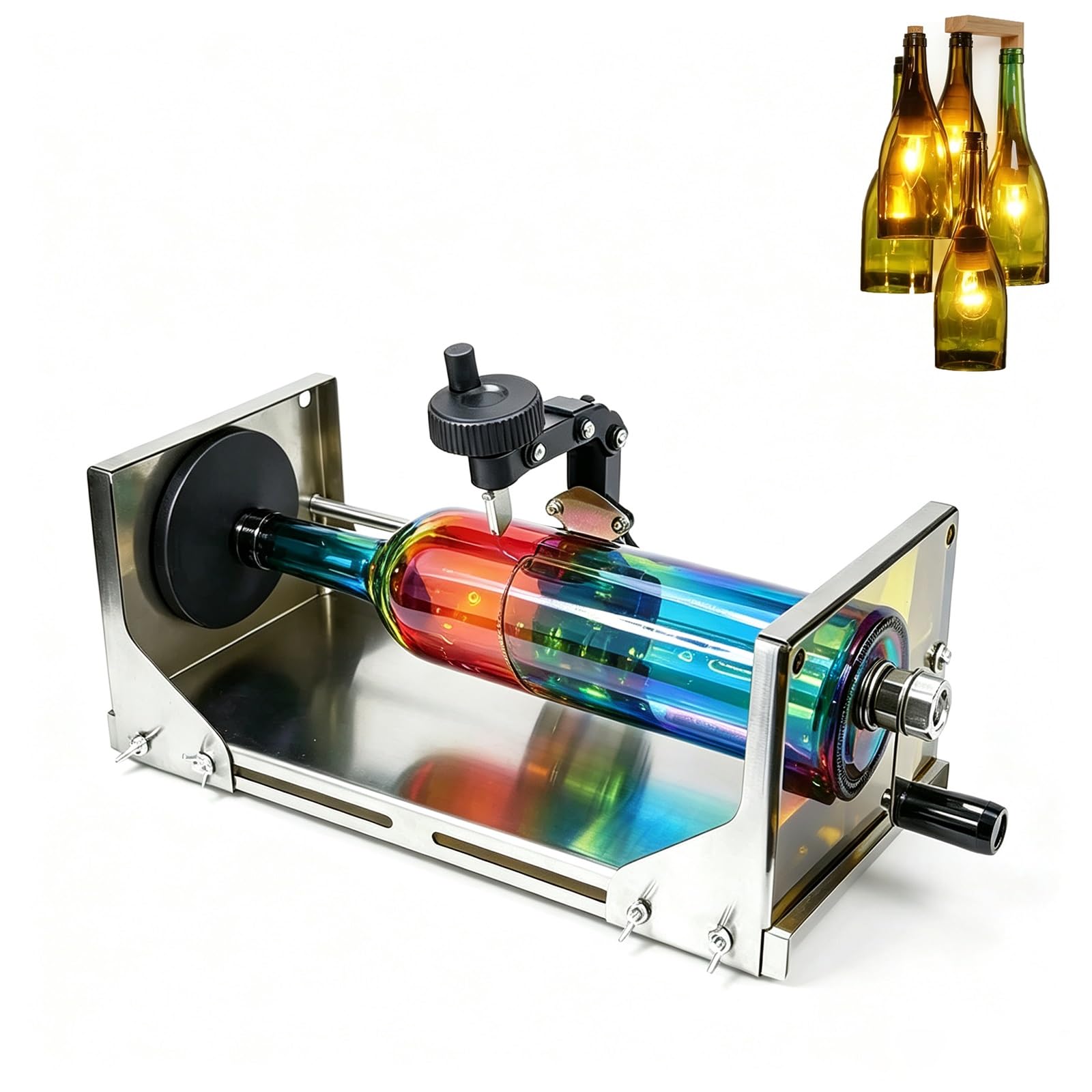 Machine de découpe de bouteille de vin pour fabriquer vos pots de fleurs