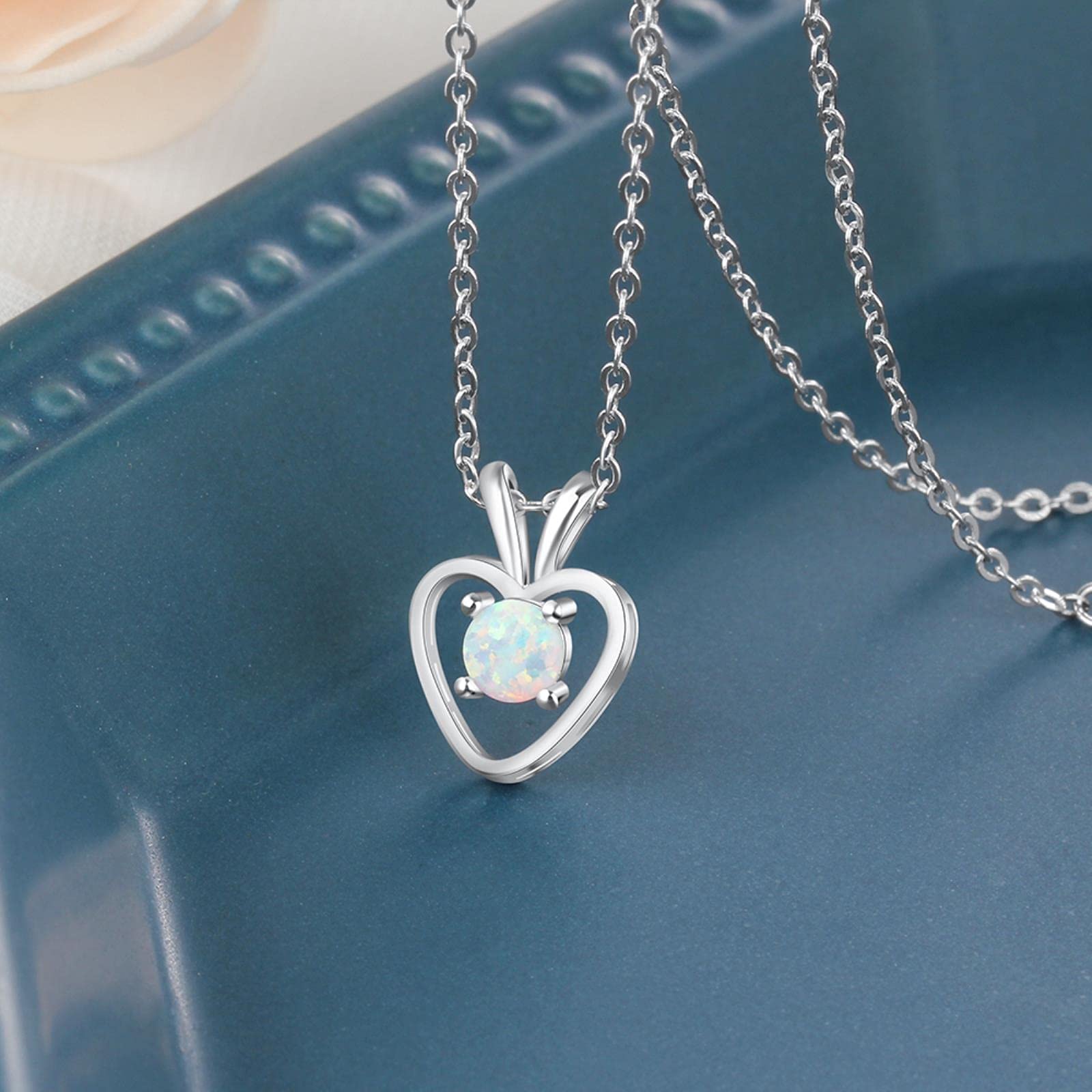 Ceranity - collana con ciondolo in argento 925 e ossido di