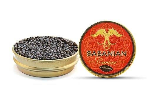 Miniatura 2 de Osetra siberiana de 1 oz + caja de regalo Royal Osetra de 1 oz – 2 cucharas de nácar