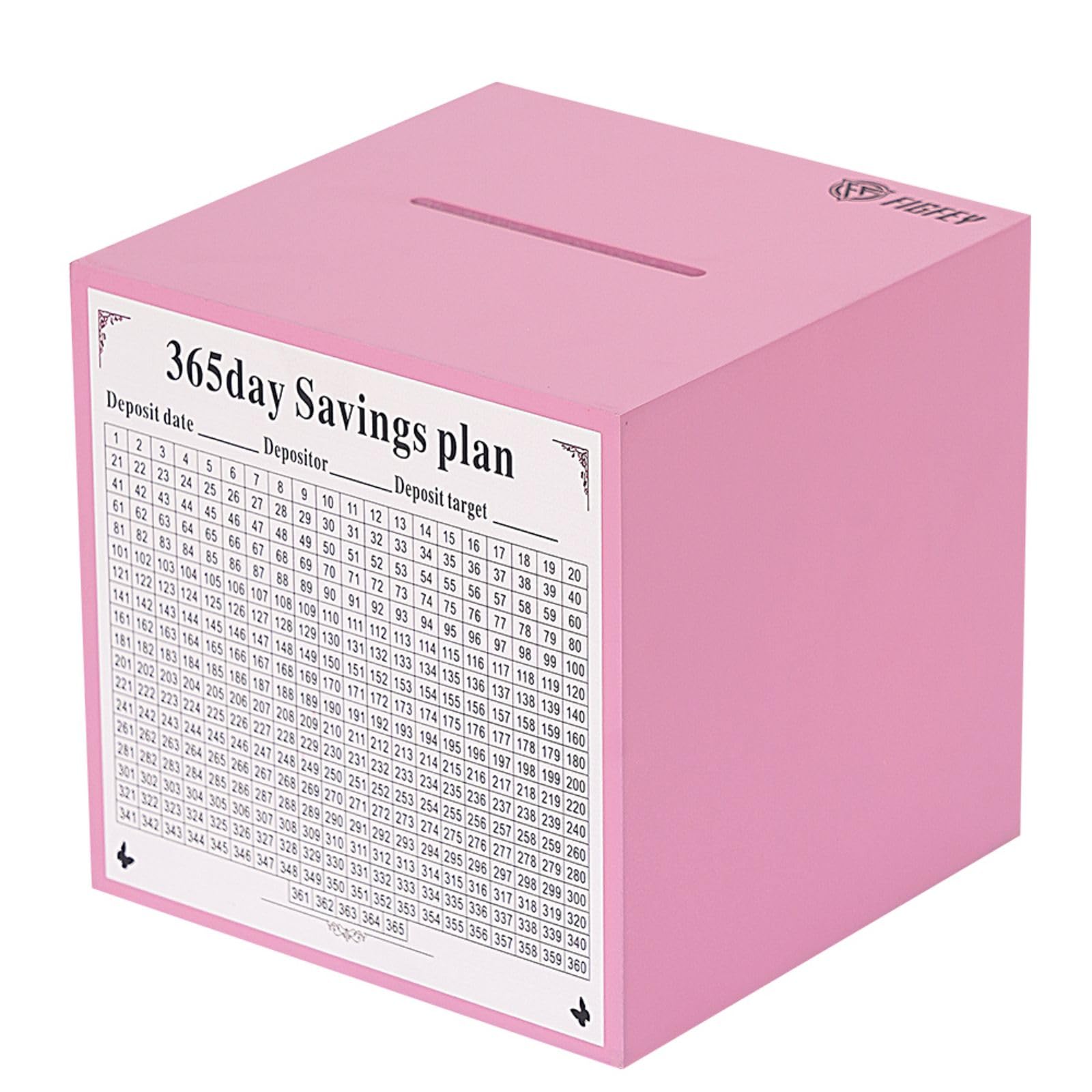 Amazon.com: Adult Piggy Bank, Wooden Children's Money Box, Pink