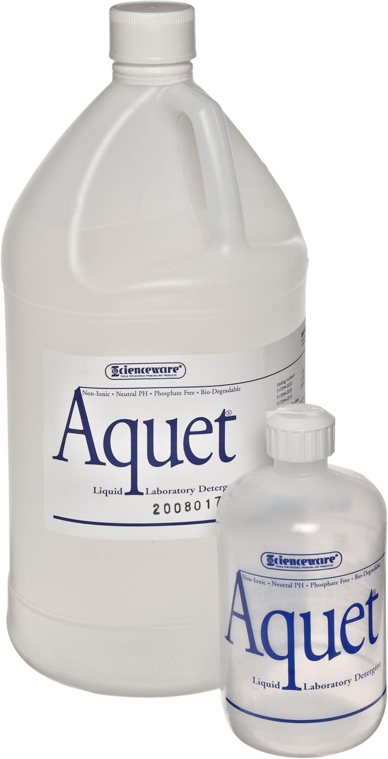 SP BelArt Aquet Detergent for Glassware and Plastics; 1 Gallon Bottle (F170940030) Science