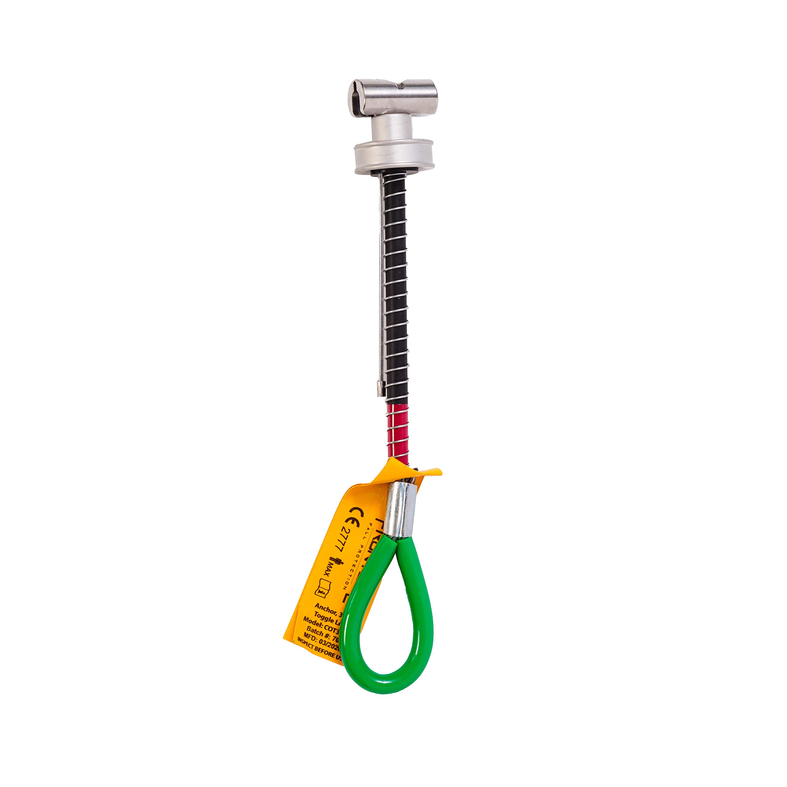 Frontline COT345K Reusable 5K Concrete and Steel Anchor Toggle Bolt | Removable Trigger Anchor | ANSI, OSHA & EN Compliant | Built tough, rugged and corrosion resistant