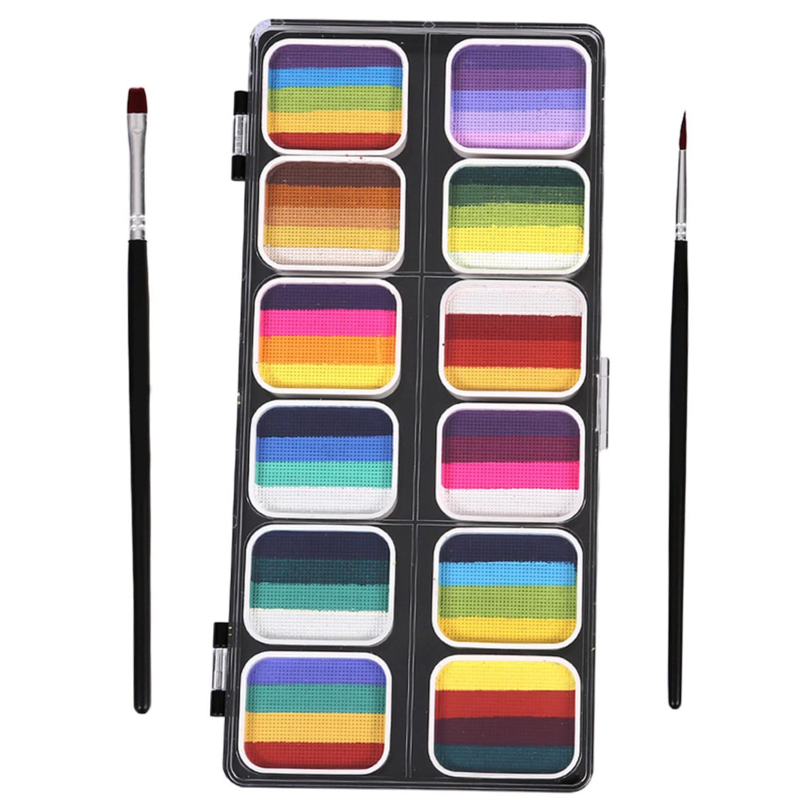 Kit de Maquillaje para Pintar la Cara 12 Colores, Pigmento