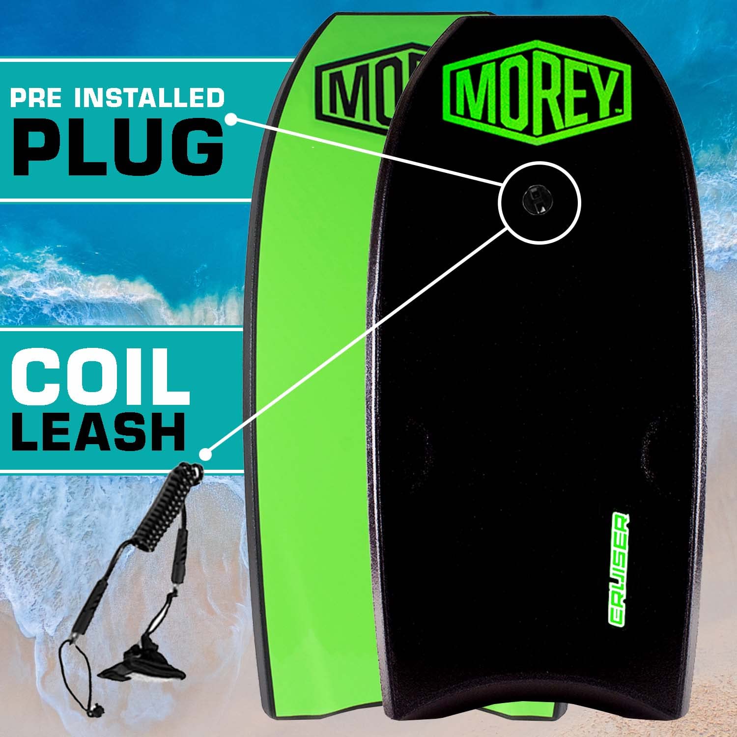 Buy Morey Cruiser 42.5" Bodyboards High Performance Bodyboards for All Skill Levels Online at