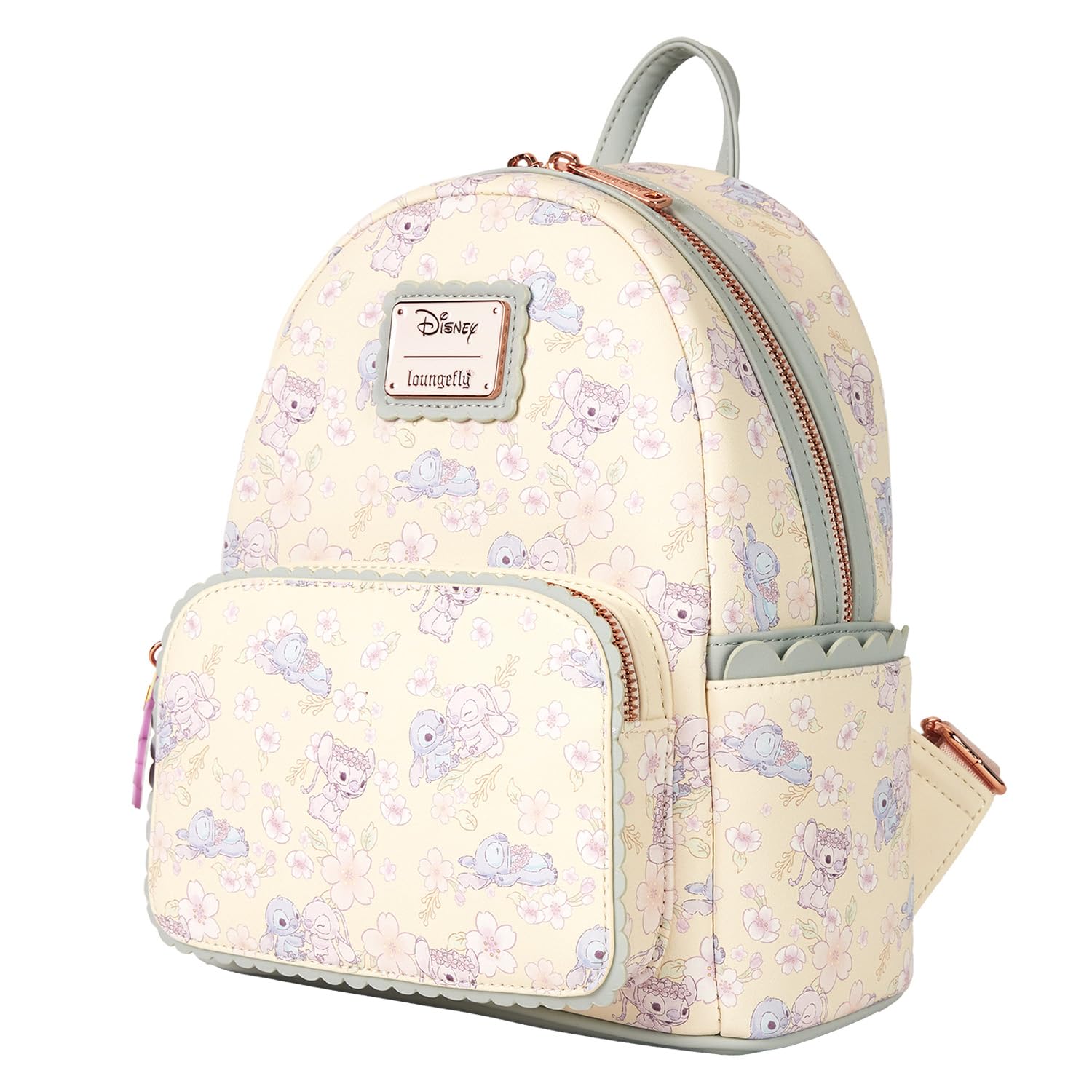Amazon.com: Loungefly Disney Cute Stitch Cherry Blossom Mini
