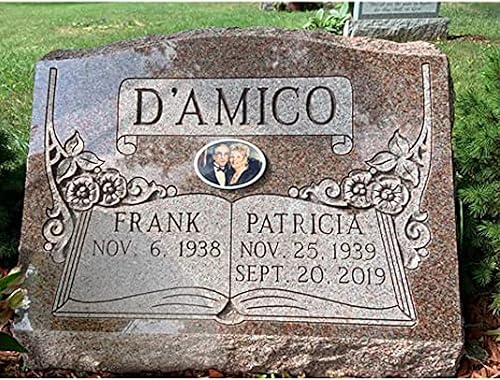 Miniatura 2 de CHUNCIN - Imagen de cerámica para placa conmemorativa de lápida para monumentos de lápida, resistente a la intemperie (3.5 x 4.7 pulgadas)