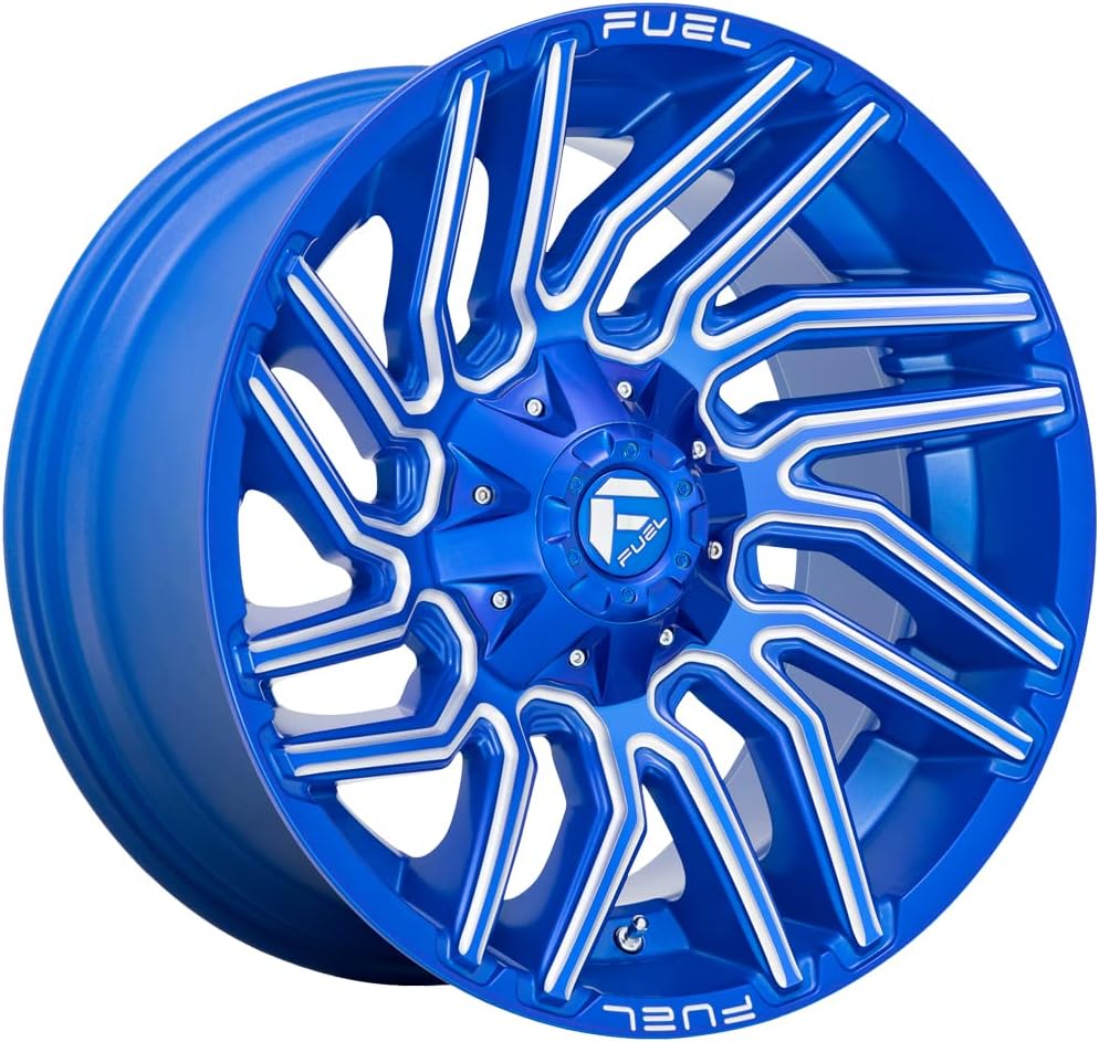 FUEL OFF-ROAD D774 TYPHOON 20X9, 8X180, 5.04, 1mm ANODIZED BLUE MILLED - D77420901850