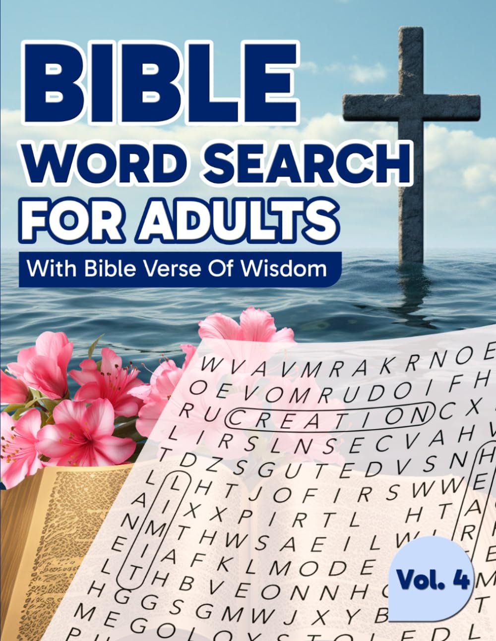 BIBLE Word Search Large Print Vol. 4: Bible Verses and Word Search Puzzles of Wisdom