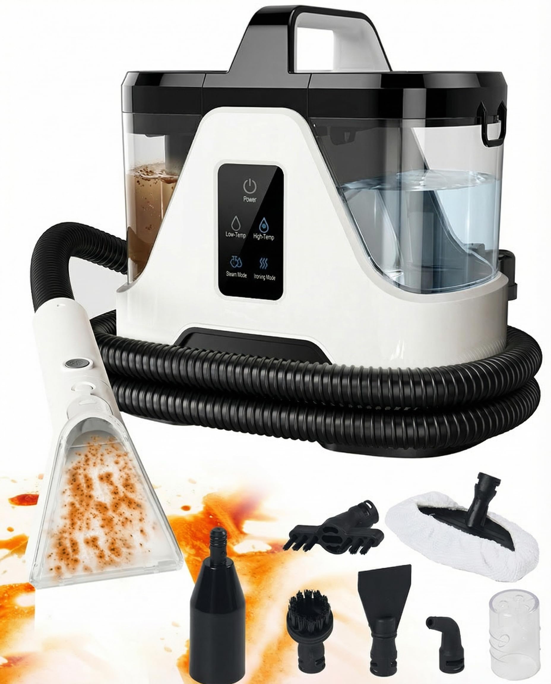 家庭用 スチーム カーペット クリーナー リンサークリーナー 2900ml Amazon | スチームクリーナー 加熱式 カーペットクリーナー リンサー
