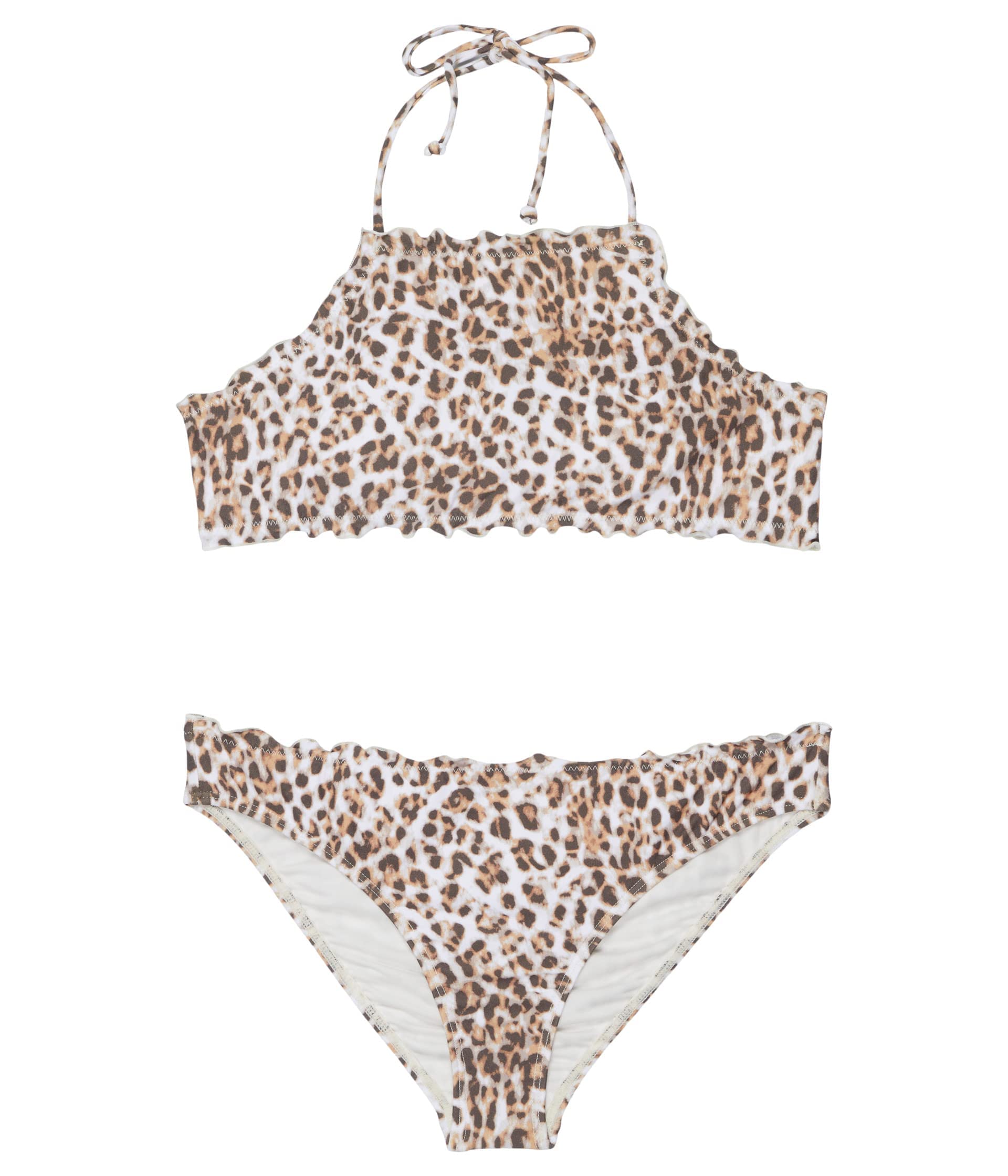 Bikini O'NEILL Leo Ruffle Edge High Neck Set para niñas 3