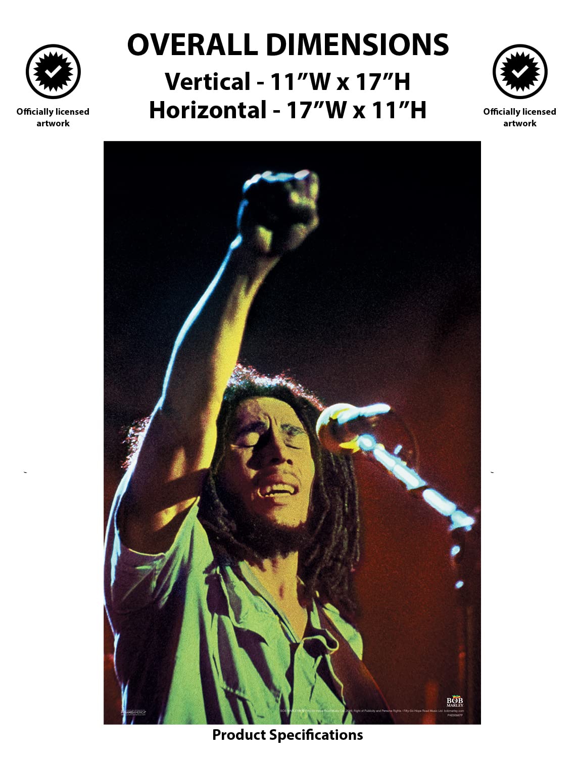 Amazon.com: Pyramid America Bob Marley Poster - Bob Marley One