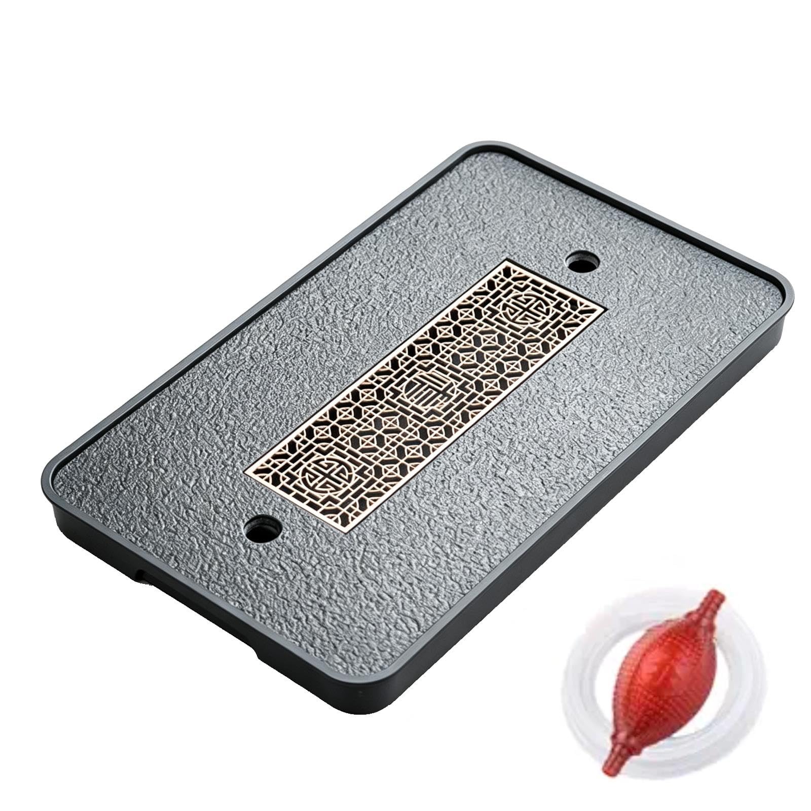 Bandeja de Goteo Piedra para Té Bandeja Multiuso Grande Desmontable
