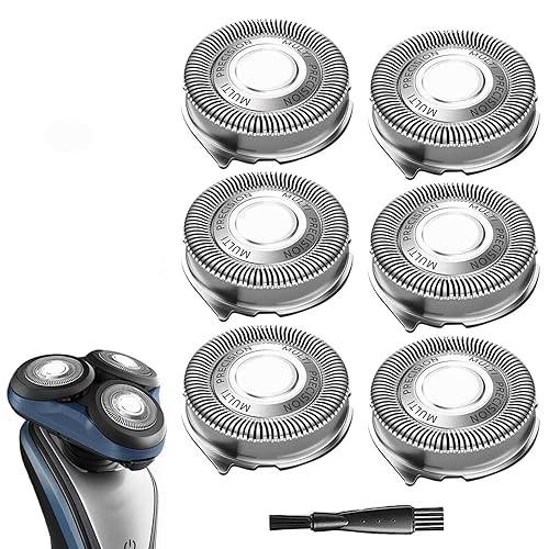 SH50/52 - Cabezales de repuesto compatibles con afeitadoras Philips Series 5000, cuchillas multiprecisión SH50 compatibles con afeitadoras