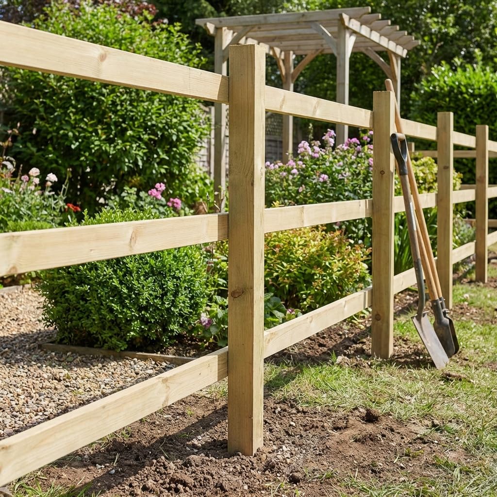 Suinga Pack 5 Postes de Madera cuadrados 80x9x9 cm | Tutores sin Punta de madera de pino | Postes para Vallas y Jardín