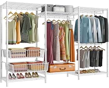Amazon.com: VIPEK V10 Wire Garment Rack 5-Tiers Heavy Duty