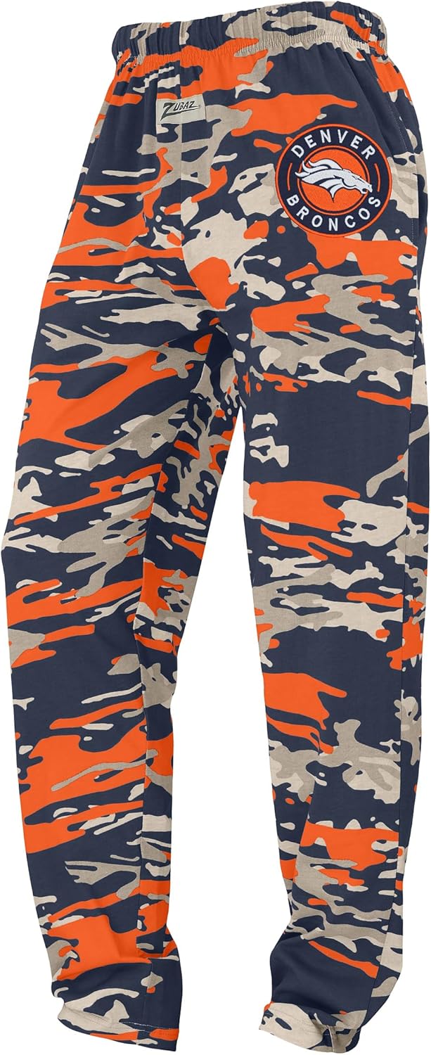 Zubaz NFL Z88 Team Logo The Original Pants –Men and Women, Stylish and Comfortable – Perfect for Game Day or Lounge Wear