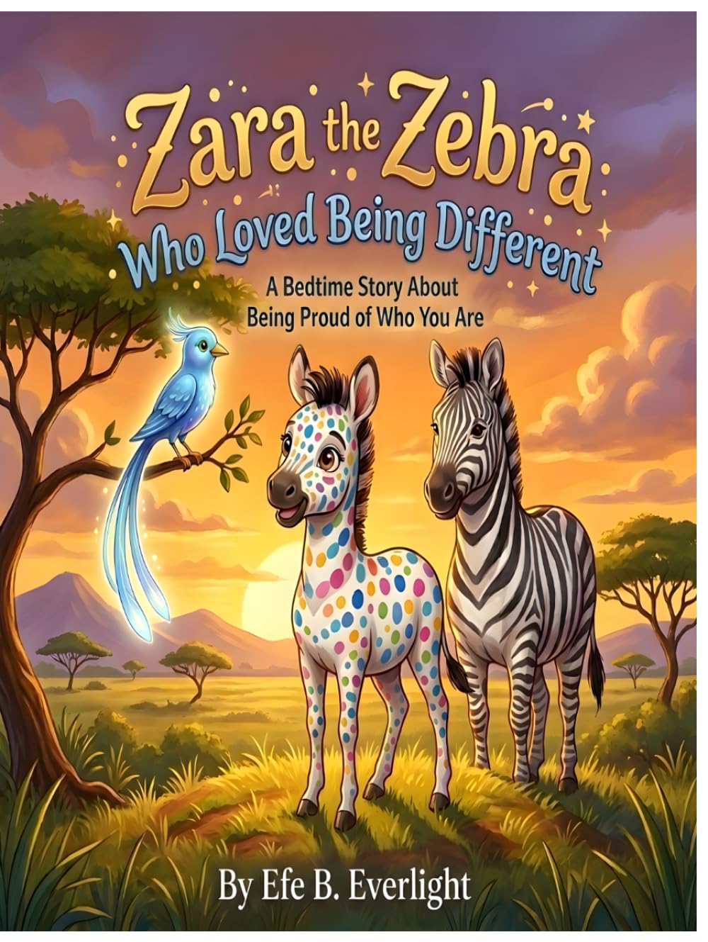 Zara the Zebra Who Loved Being Different: A Bedtime Story About Being Proud of Who You Are (Identity & Uniqueness)