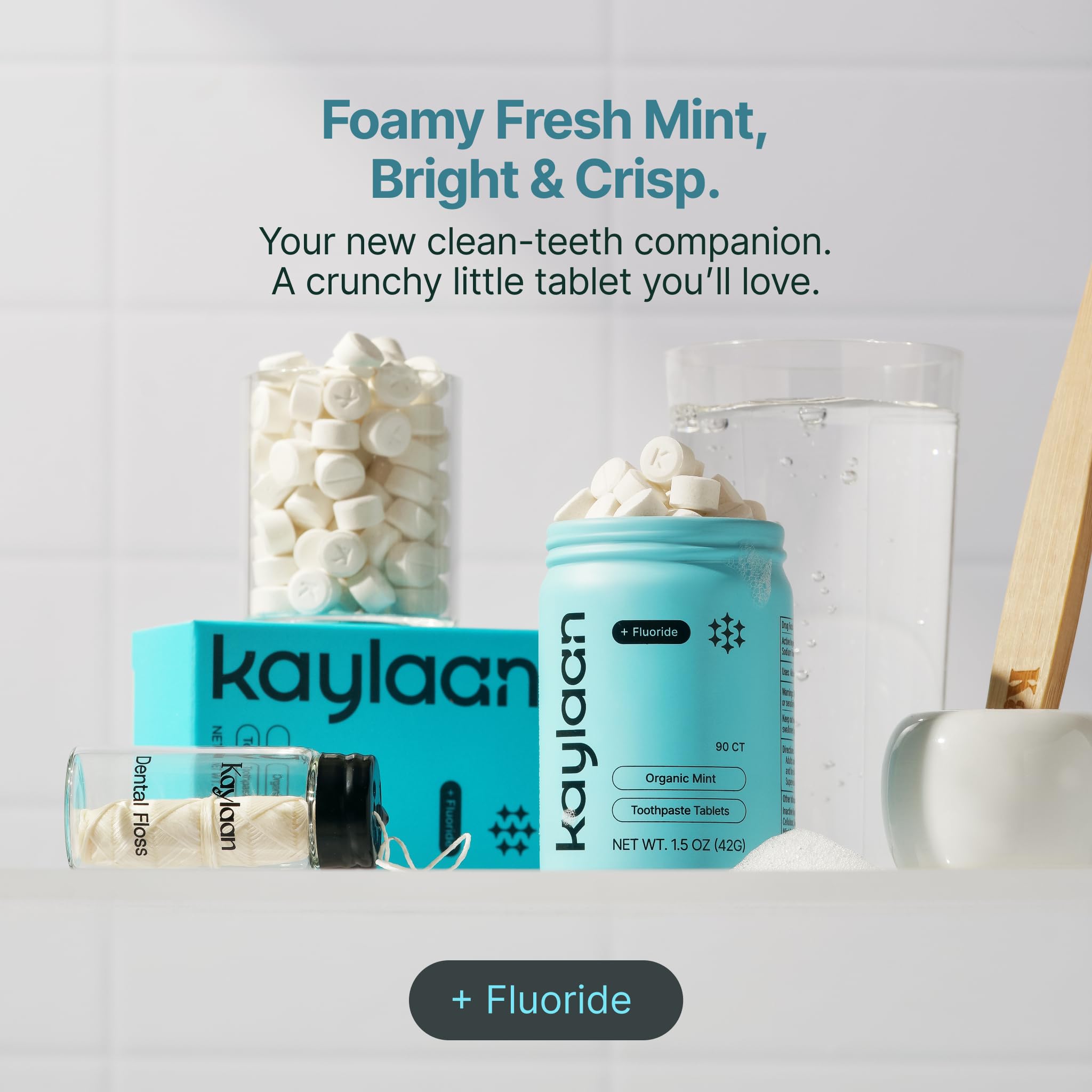 Amazon.com : Kaylaan Mint Toothpaste Tablets with Fluoride
