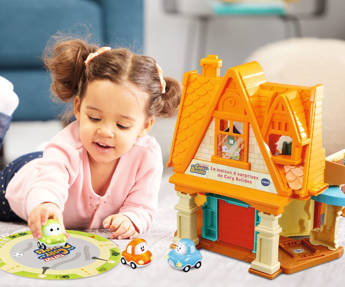 VTech - Tut Tut Cory Bolides - La Casa A Sorpresa di Cory Bolides, Giocattolo Interattivo - 1/5 Anni - Versione IT