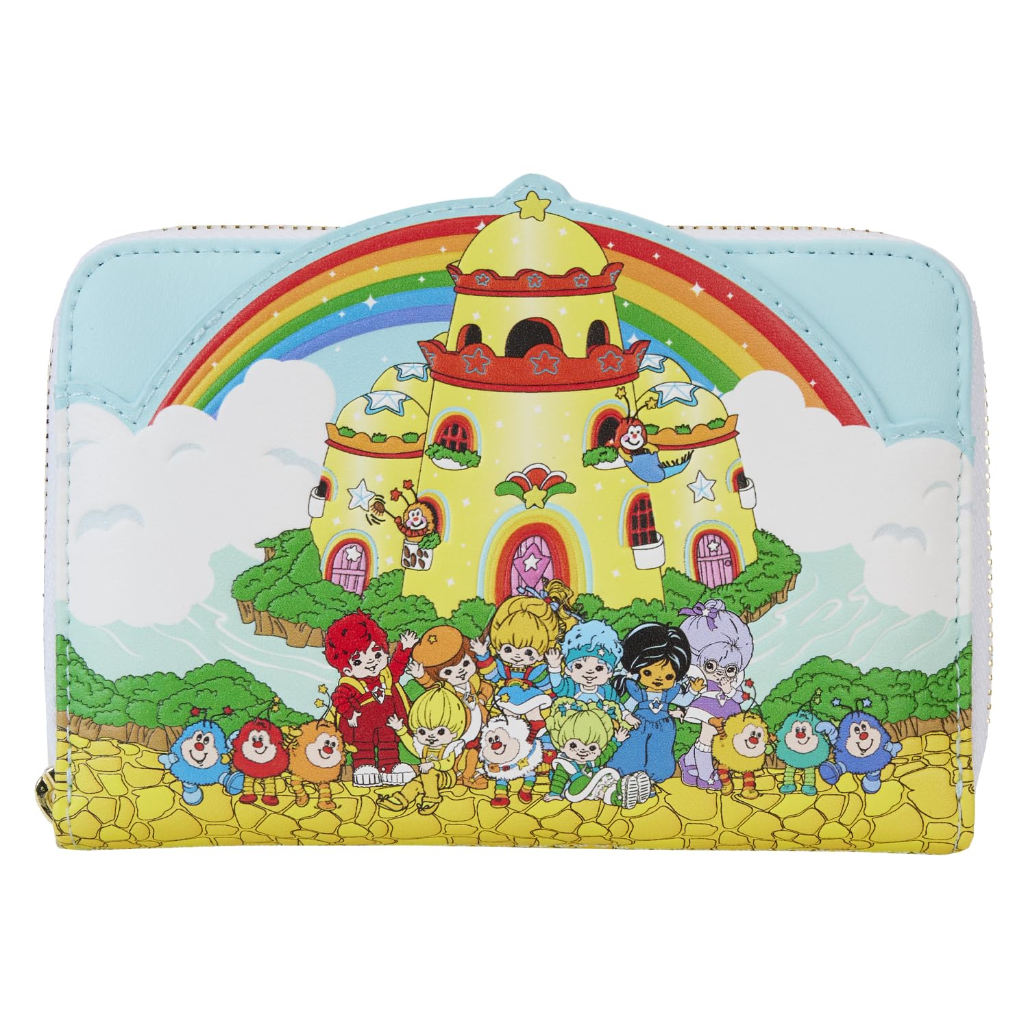 Blondine in The Land of The Rainbow by Loungefly Coin Purse Rainbow Brite Castle
