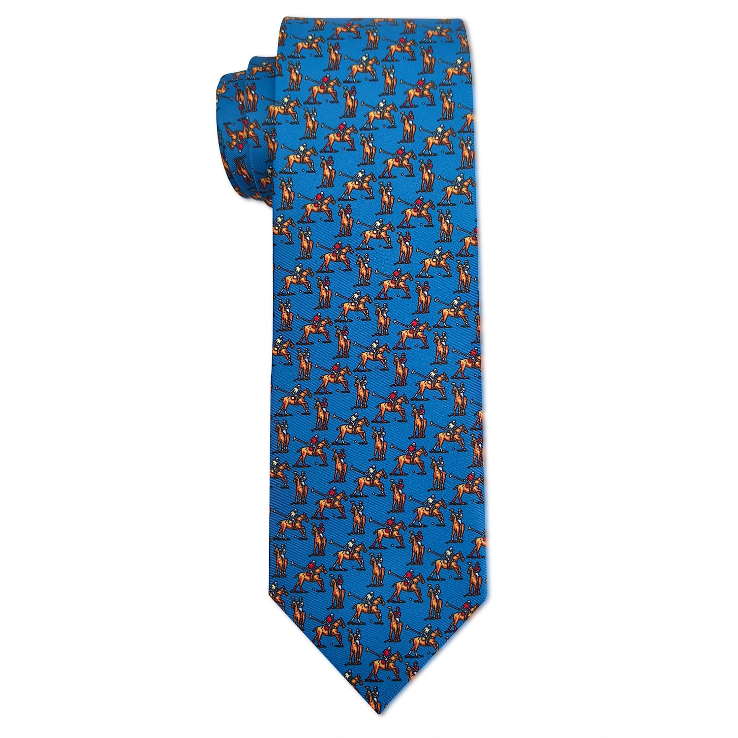 Horse Racing Ties Mens kentucky derby tie Horse Necktie Animal Men's Tie 3.27 inch (8.3CM) Horse Tie For Men
