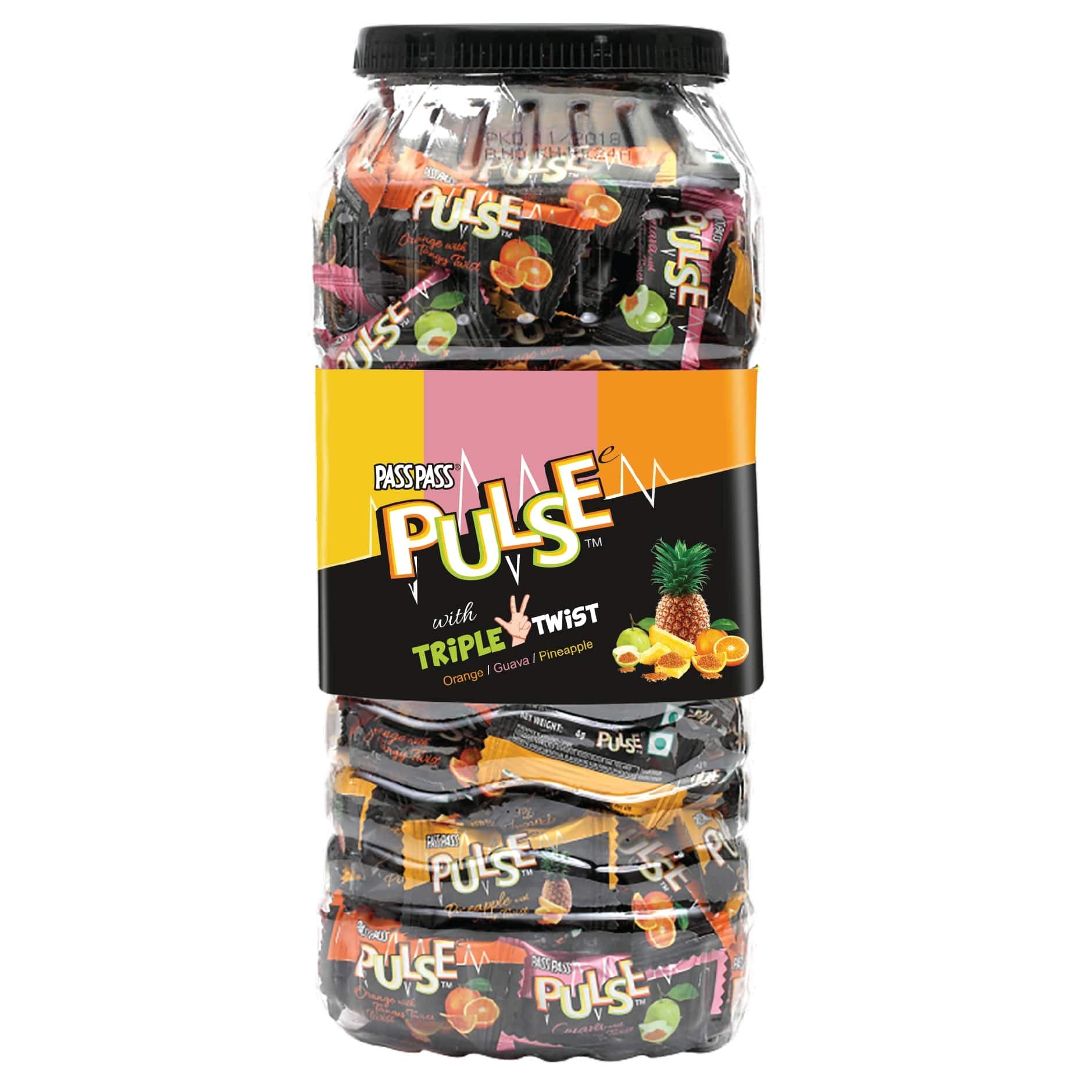 Pass pass Kohinoor Biscuits Pass - Pass Pulse, 680g Jar (Triple twist)-image-20