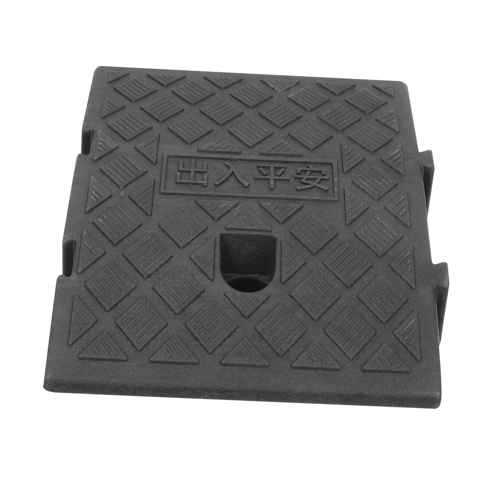 HAPINARY Ramps for Car Used Outdoor Plastic Ramp Mat Curb Cushion for Driveway Climbing Ramp