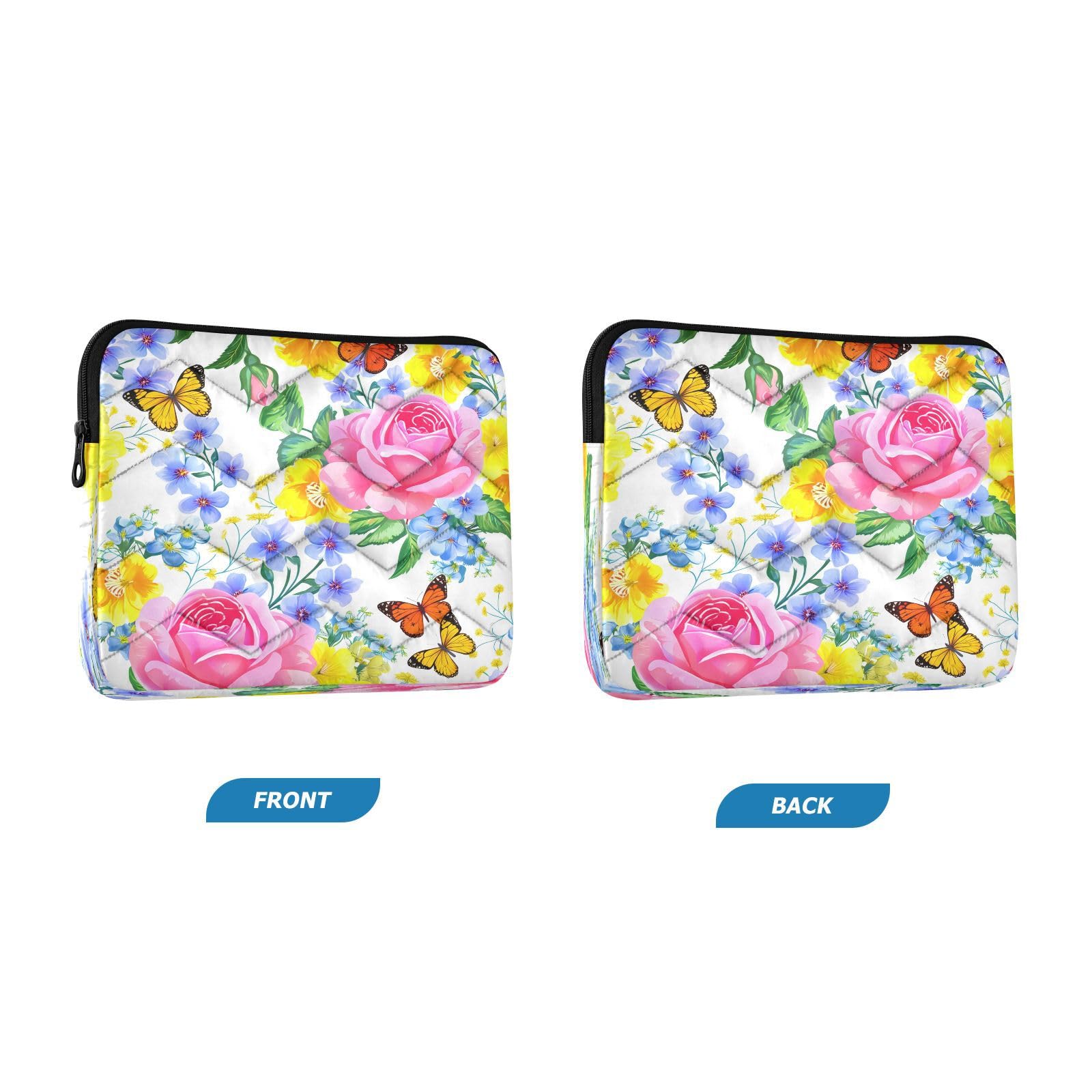BOESI Doodle Colorful Flowers Laptop Inner Bag, Laptop Case, Computer Sleeve, Lightweight and Easy to Carry, Suitable for 13-14inch Laptops