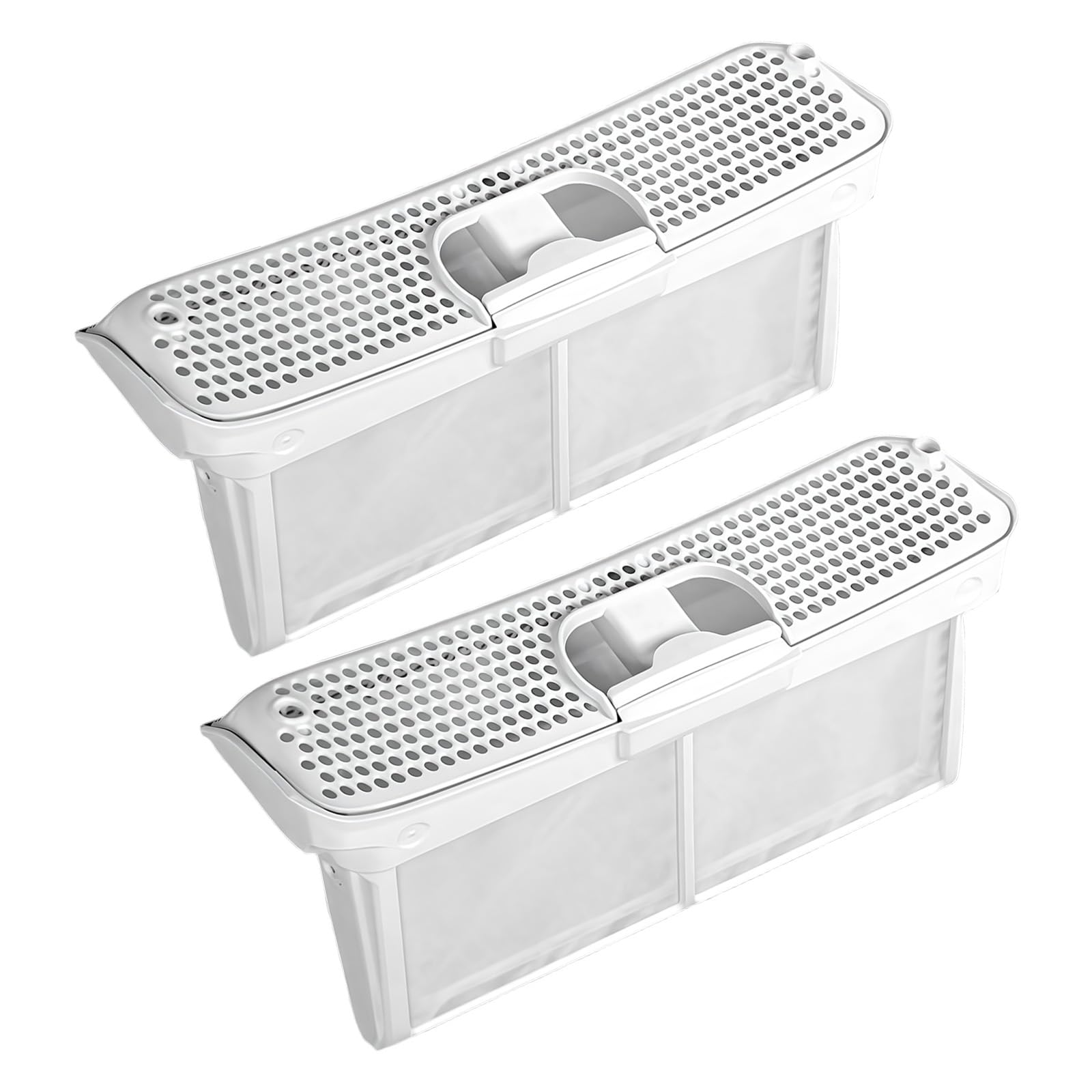 Oxxggkao Laundry Dryer Net Filter Fits MH90 L1W Firm ABS Frame Captures Lint and Fibers Well White Dryer Filter Net