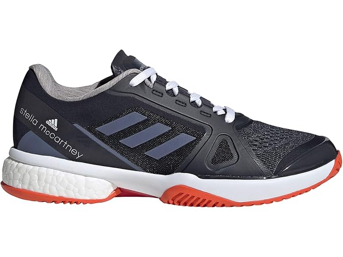 adidas women's stella court tennis shoes legend blue and purple